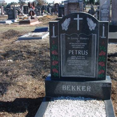 BEKKER Petrus 1937-2008