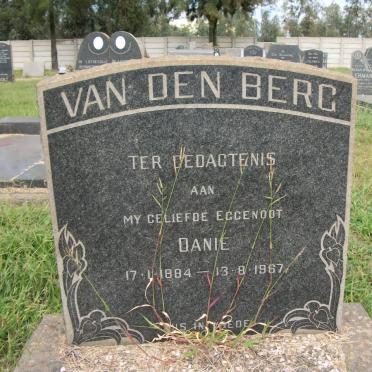 BERG Danie, van den 1884-1967