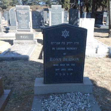 BERSON Rosa -1934