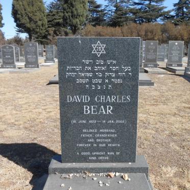 BEAR David Charles 1922-2002