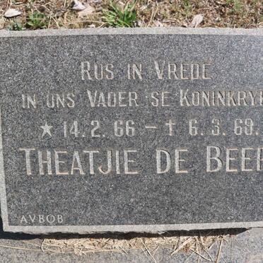 BEER Theatjie, de 1966-1969