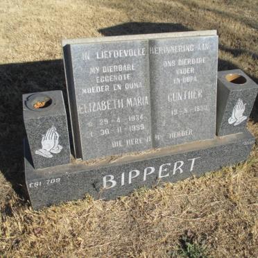 BIPPERT Gunther 1930- &amp; Elizabeth Maria 1934-1999