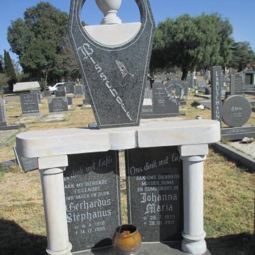 BISSCHOFF Gerhardus Stephanus 1919-1985 &amp; Johanna Maria 1923-2013