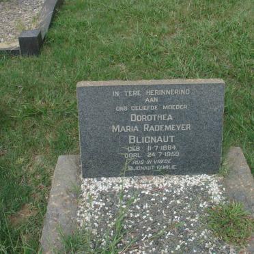 BLIGNAUT Dorothea Maria Rademeyer 1884-1959