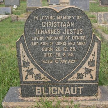 BLIGNAUT Christiaan Johannes Justus 1925-1955