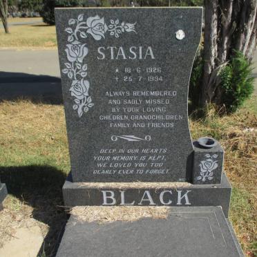 BLACK Stasia 1926-1994