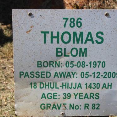 BLOM Thomas 1970-2009