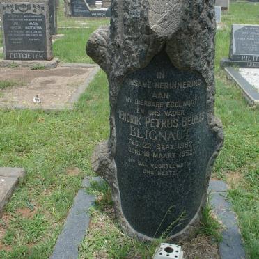 BLIGNAUT Petrus Hendrik Beukes 1892-1952