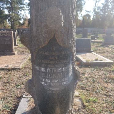 BLIGNAUT Hendrik Petrus Beukes 1892-1952