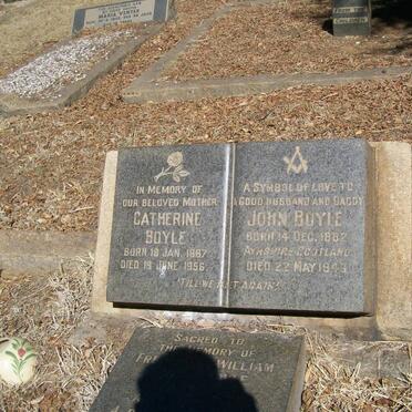 BOYLE John 1882-1943 &amp; Catherine 1887-1956