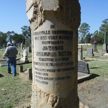 BOTES Jacobus Johannes 1902-1925