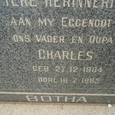 BOTHA Charles 1904-1965