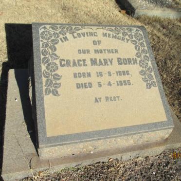 BORN Grace Mary 1886-1955