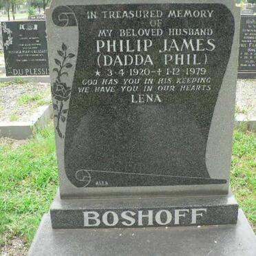 BOSHOFF Philip James 1920-1979