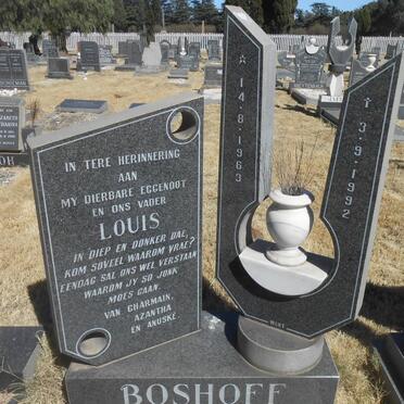 BOSHOFF Louis 1963-1992