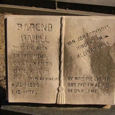 BOUWER Barend Daniel 1920-1975