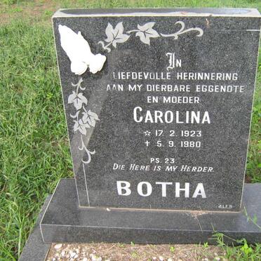 BOTHA Carolina 1923-1980