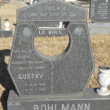 BOHLMANN Gustav 1944-1995