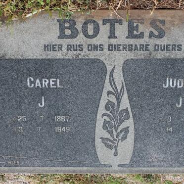 BOTES Carel J.1867-1949 &amp; Judik J. H. 1869-1946