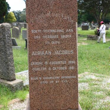 BOTES Adriaan Jacobus 1898-1981