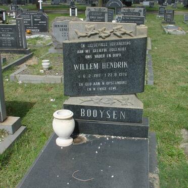 BOOYSEN Willem Hendrik 1917-1976