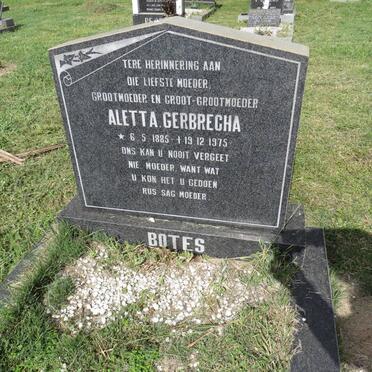 BOTES Aletta Gerbrecha 1885-1975