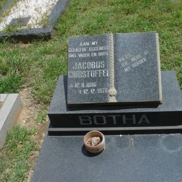 BOTHA Jacobus Christoffel 1896-1978