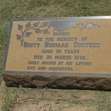 BOOYSEN Berty Norman 1940