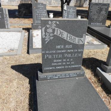 BRUIN Pieter Willem, de 1921-1983