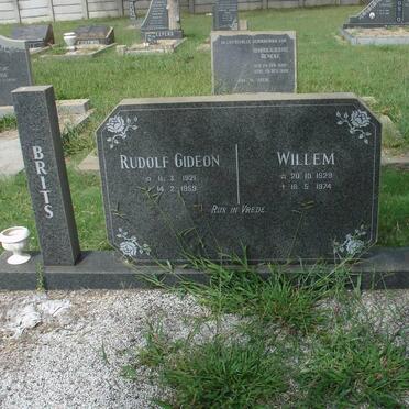 BRITS Rudolf Gideon 1921-1959 :: ESTERHUIZEN Willem 1929-1974