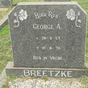 BREETZKE George A. 1937-1976