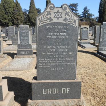 BROUDE Bessie -1948