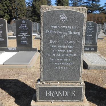 BRANDES Hanna -1948