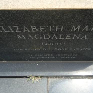 BREWIS Frans Mattheus 1894-1974 &amp; Elizabeth Maria Magdalena BOTHA 1900-1970