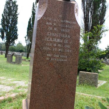 BREYTENBACH Christiaan Benjamin De J. 1910-1964 :: BREYTENBACH Hendrik Gerhardus 1942-1954