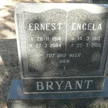 BRYANT Ernest 1914-2004 &amp; Engela 1915-2006
