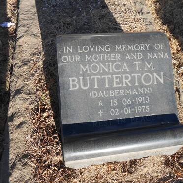 BUTTERTON Monica T.M. nee DAUBERMANN 1913-1975