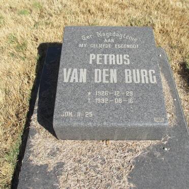 BURG Petrus, van den 1926-1992