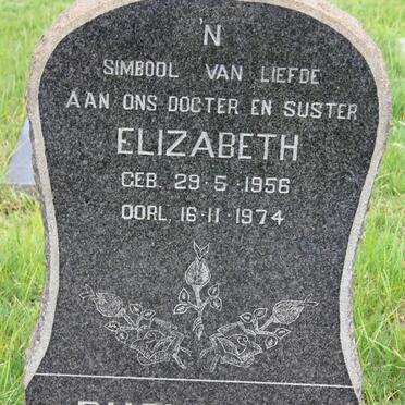 BUCHANAN Elizabeth 1956-1974