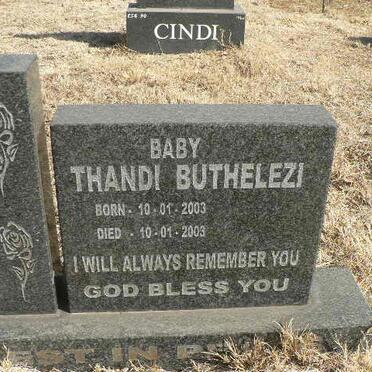 BUTHELEZI Thandi 2003-2003