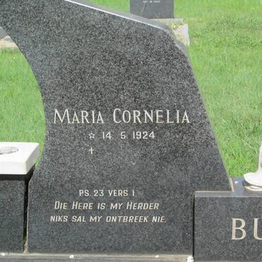 BUYS Johannes 1923-1978 &amp; Maria Cornelia 1924-