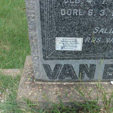 BUUREN Freek, van 1937-2001