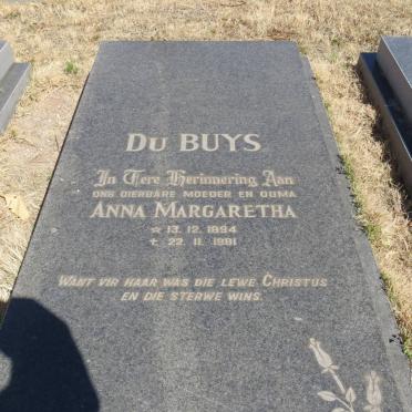 BUYS Anna Margaretha, du 1894-1981