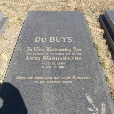 BUYS Anna Margaretha, du 1894-1981