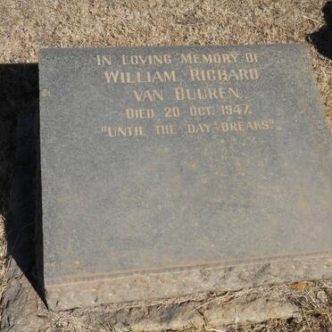 BUUREN William, van -1947