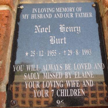 BURT Noel Henry 1955-1993