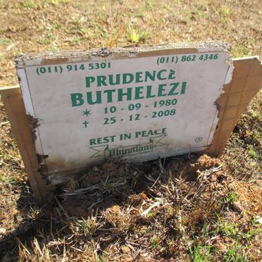 BUTHELEZI Prudence 1980-2008