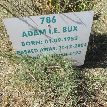 BUX Adam I. E. 1952-2004