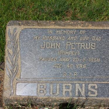 BURNS John Petrus -1969