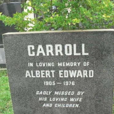 CARROLL Albert Edward 1905-1976